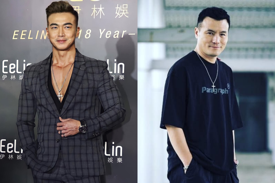李沛旭（左）經好友李銘忠（右）的牽線下，加入新經紀公司凱渥重新出發。（翻攝自李沛旭臉書、李銘忠臉書）