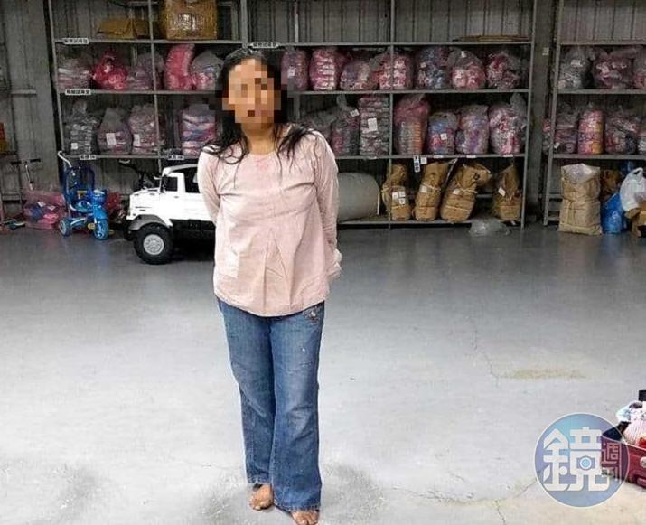 移工阿尼疑遭李姓女董座持球棒暴打，詳情尚待相關單位調查。（讀者提供）