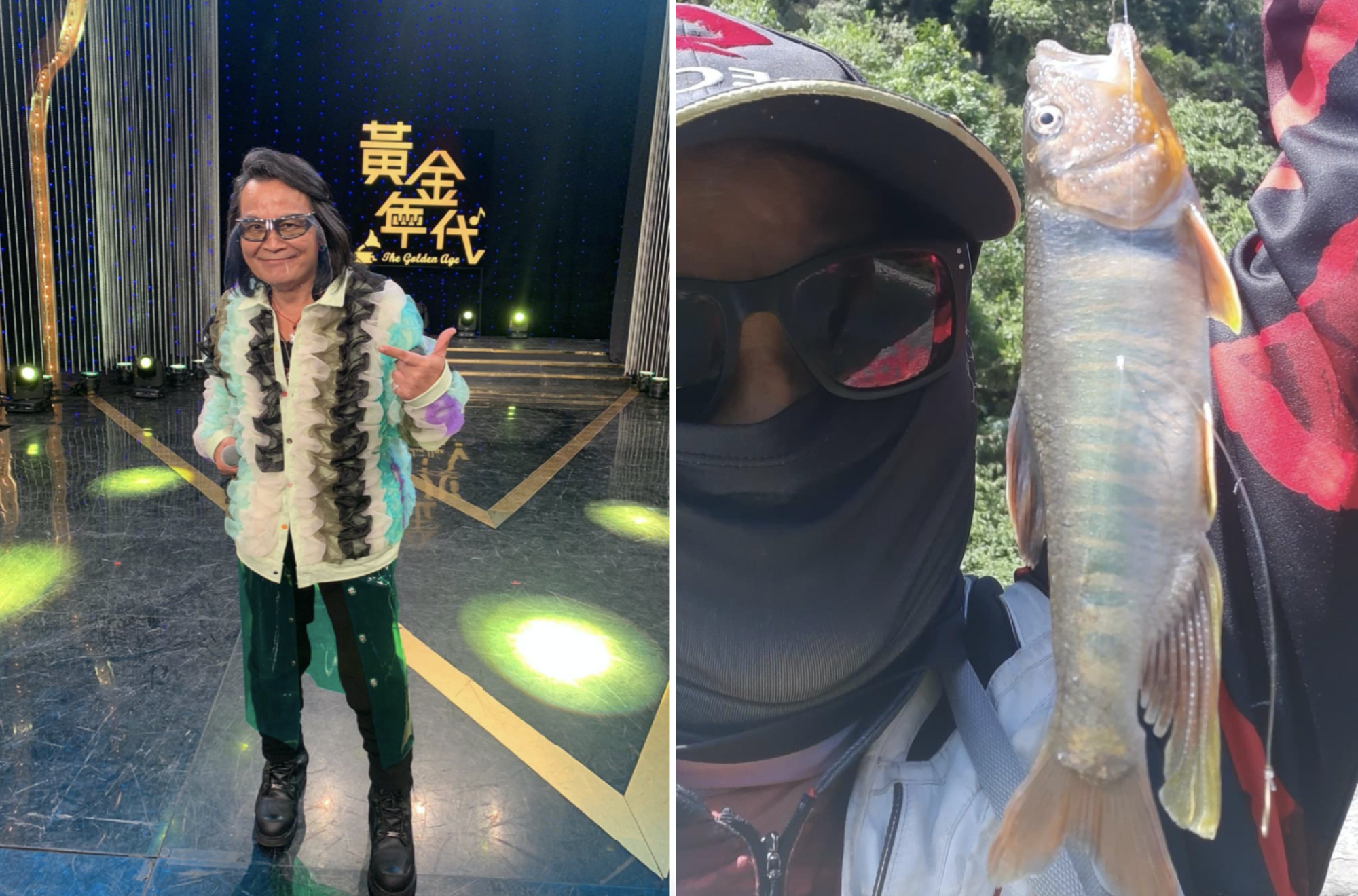 沈文程視釣魚為生命中最重要事之一，微解封後，沈文程全副裝備上工，。（沈文程提供）