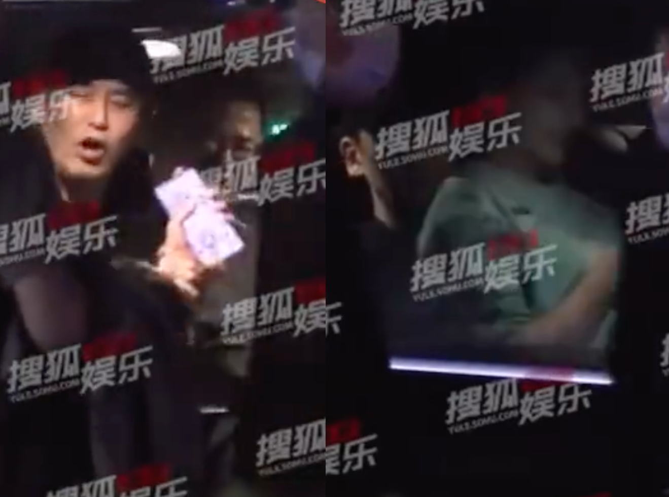 于曉光在聚會後,公然拉女熟人上車坐自己腿上。(網路圖片)