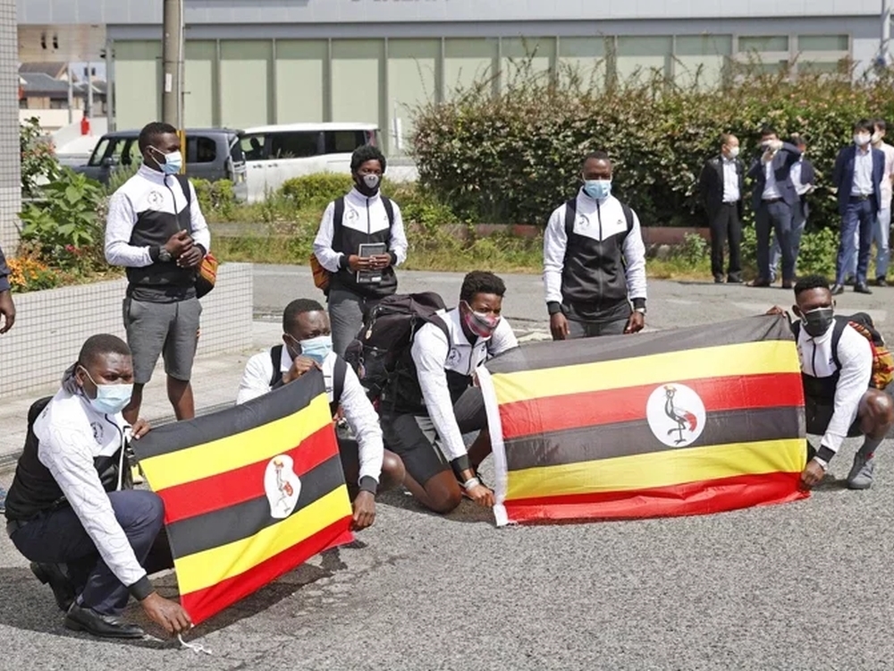 烏干達奧運代表團成員屢傳確診，如今有傳出成員脫逃，民眾憂心成為防疫破口。（翻攝自朝日新聞網）