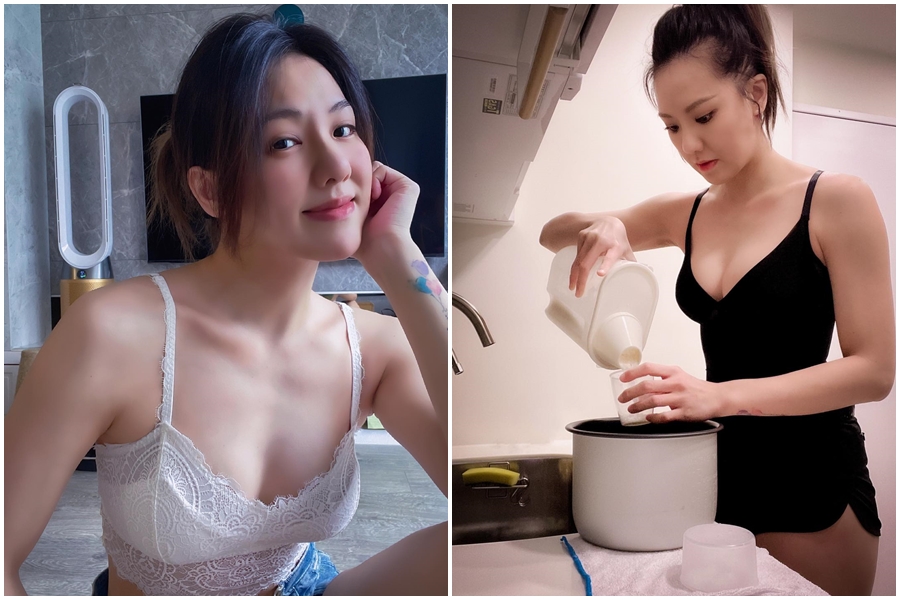 劉雨柔熱愛運動，身材維持得相當火辣。（翻攝自劉雨柔臉書）