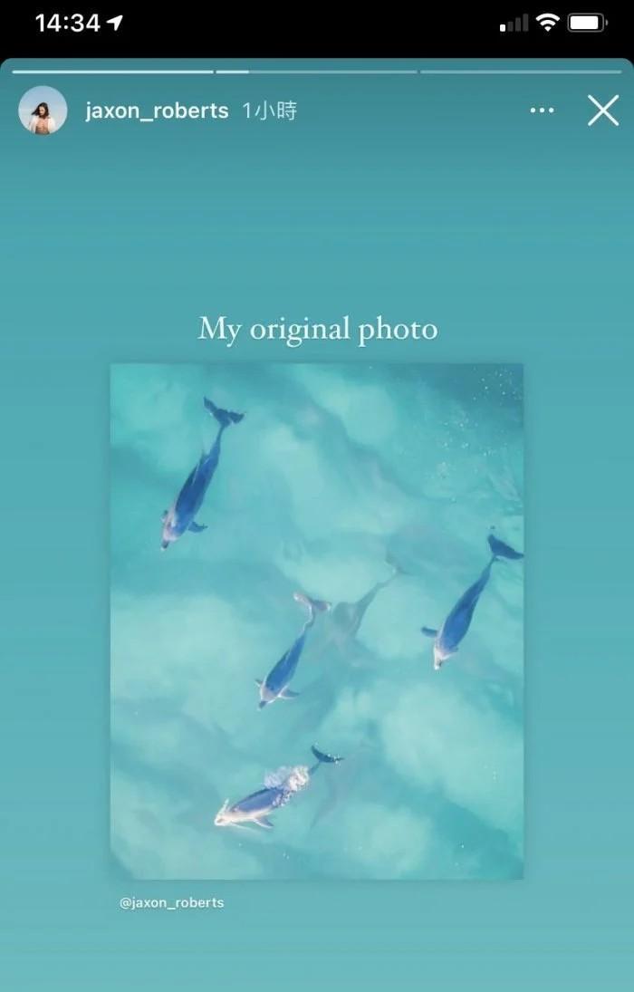 羅伯特公布自己的原畫作。（翻攝自jaxon_roberts IG）