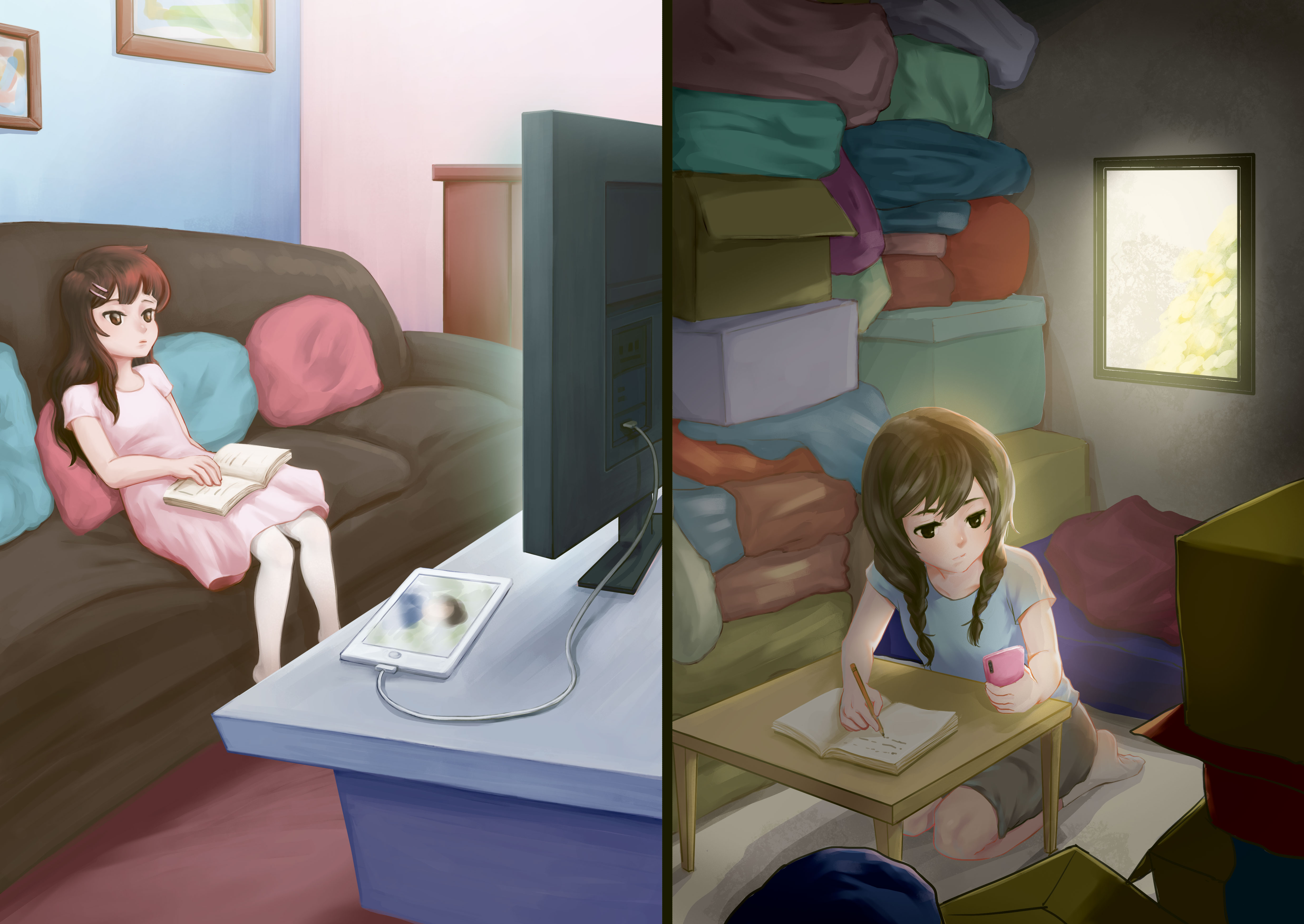 全台進入防疫三級警戒，各級學校也陸續停課改成遠距教學，但每個孩子的家庭環境與硬體設備，影響了學習的狀況。