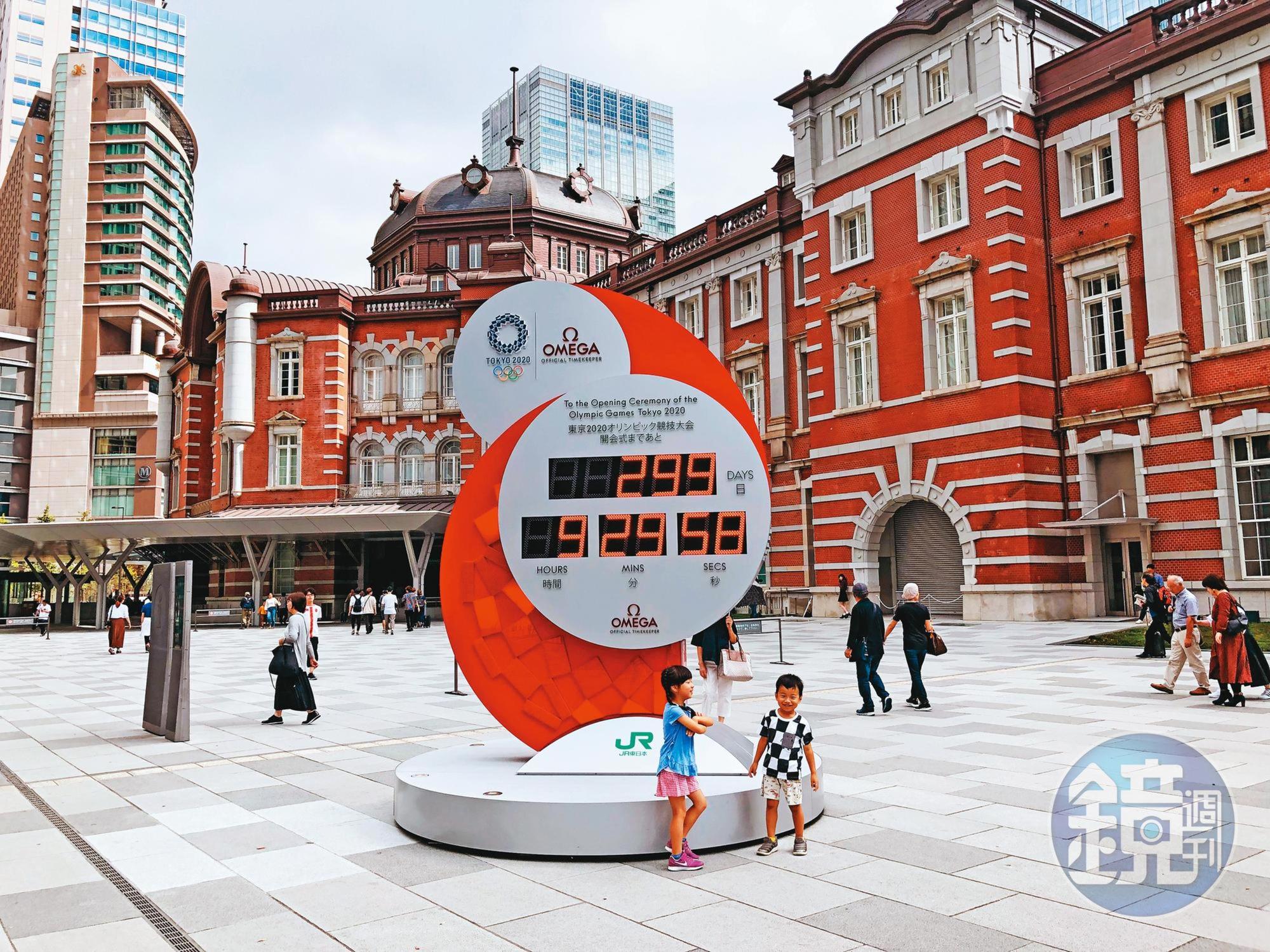 2019年10月路過東京車站，彼時距離東京奧運還有299天，疫情也尚未現蹤。