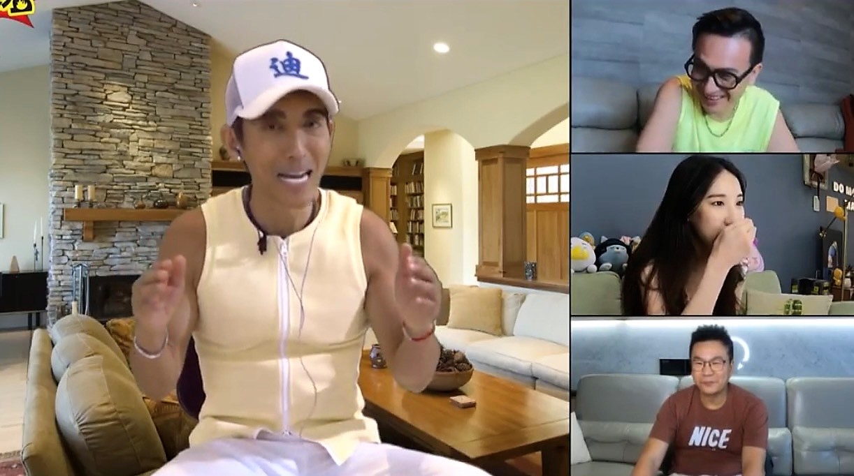 潘若迪（左）爆料小鐘（右上）天天送黃喬歆（右中）回家。（TVBS提供）