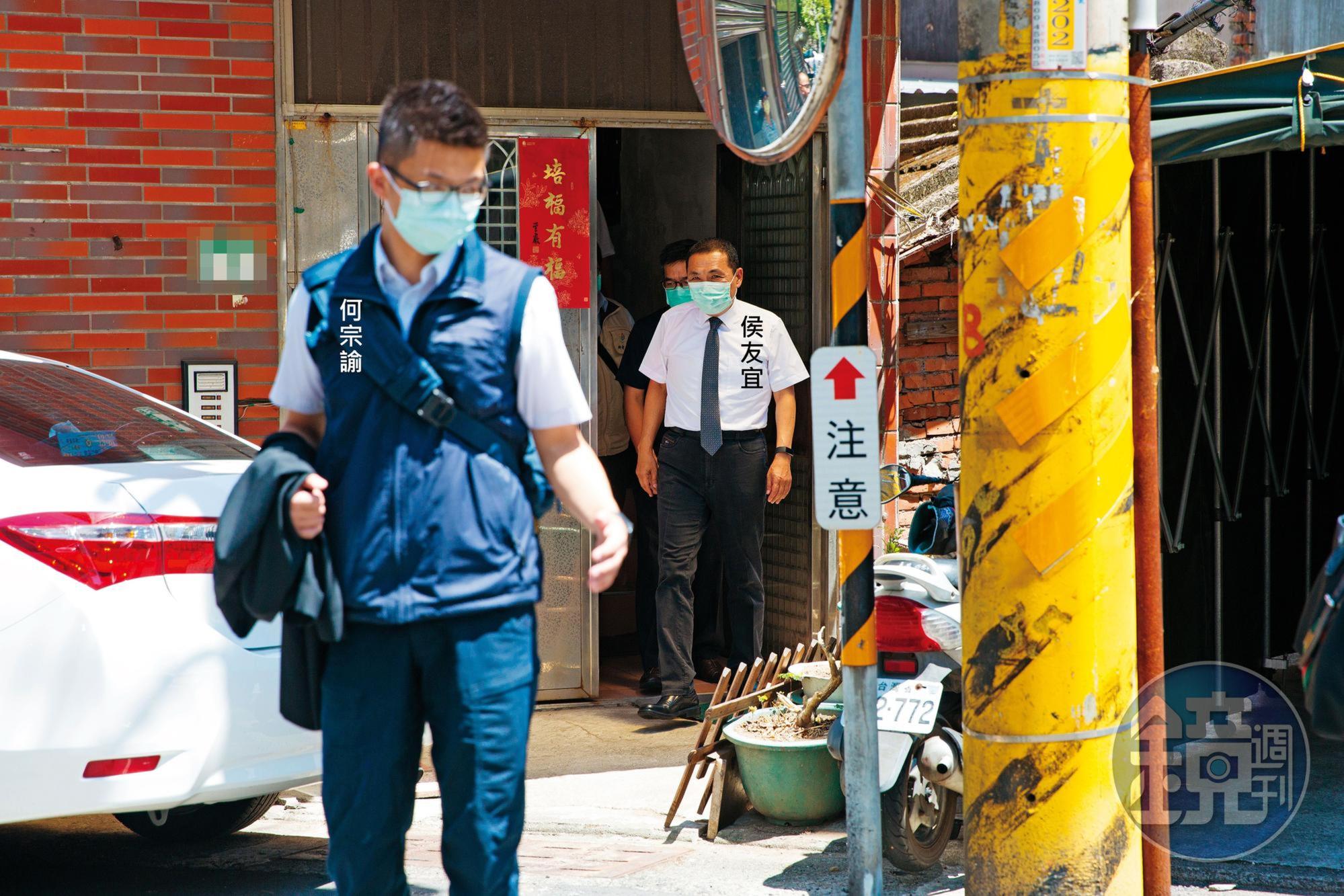 何宗諭擔任侯友宜隨扈2年多，經常陪侯出席各種活動。