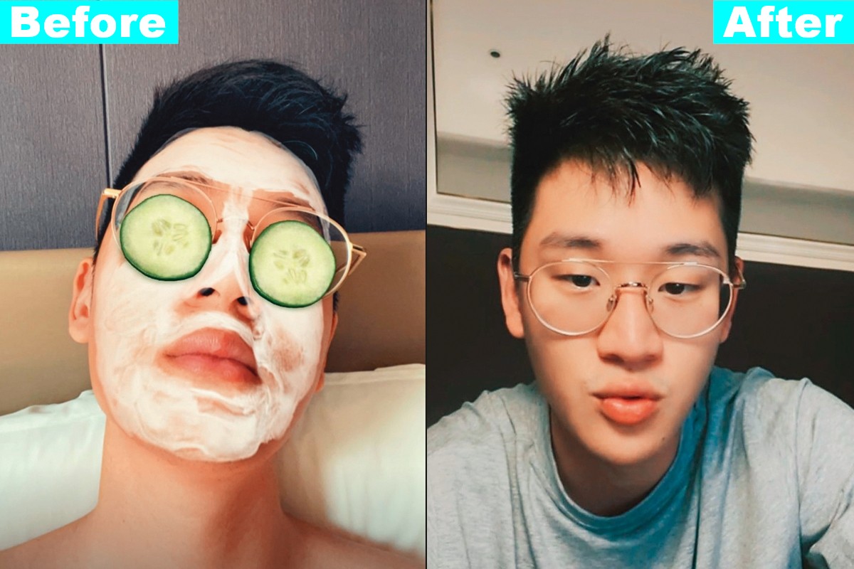 網紅NanaQ靠「自律的女生有多可怕」影片爆紅，周興哲則展現自律的男生有多可怕，隔離中不忘微自律、微保養。（翻攝自周興哲IG）