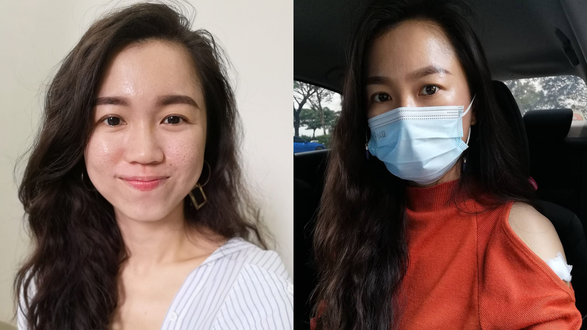 馬來西亞女子饒可韻在發文透露接種疫苗時遭到性騷擾。(翻攝自饒可韻臉書)
