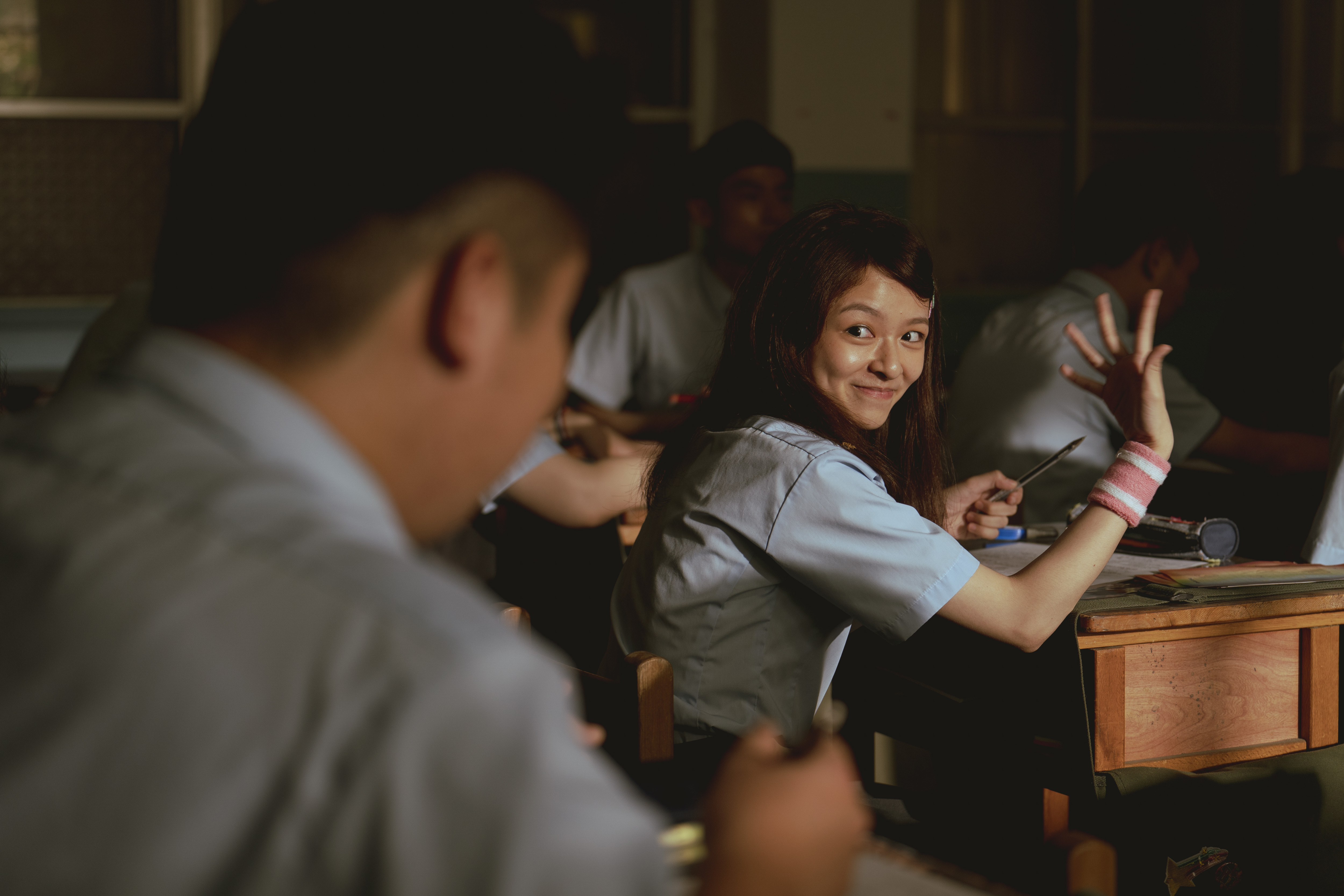 陳姸霏個性是一急講話就會更快，經紀人一直叫她講慢一點，不然沒人聽得懂。（金盞花大影業提供）