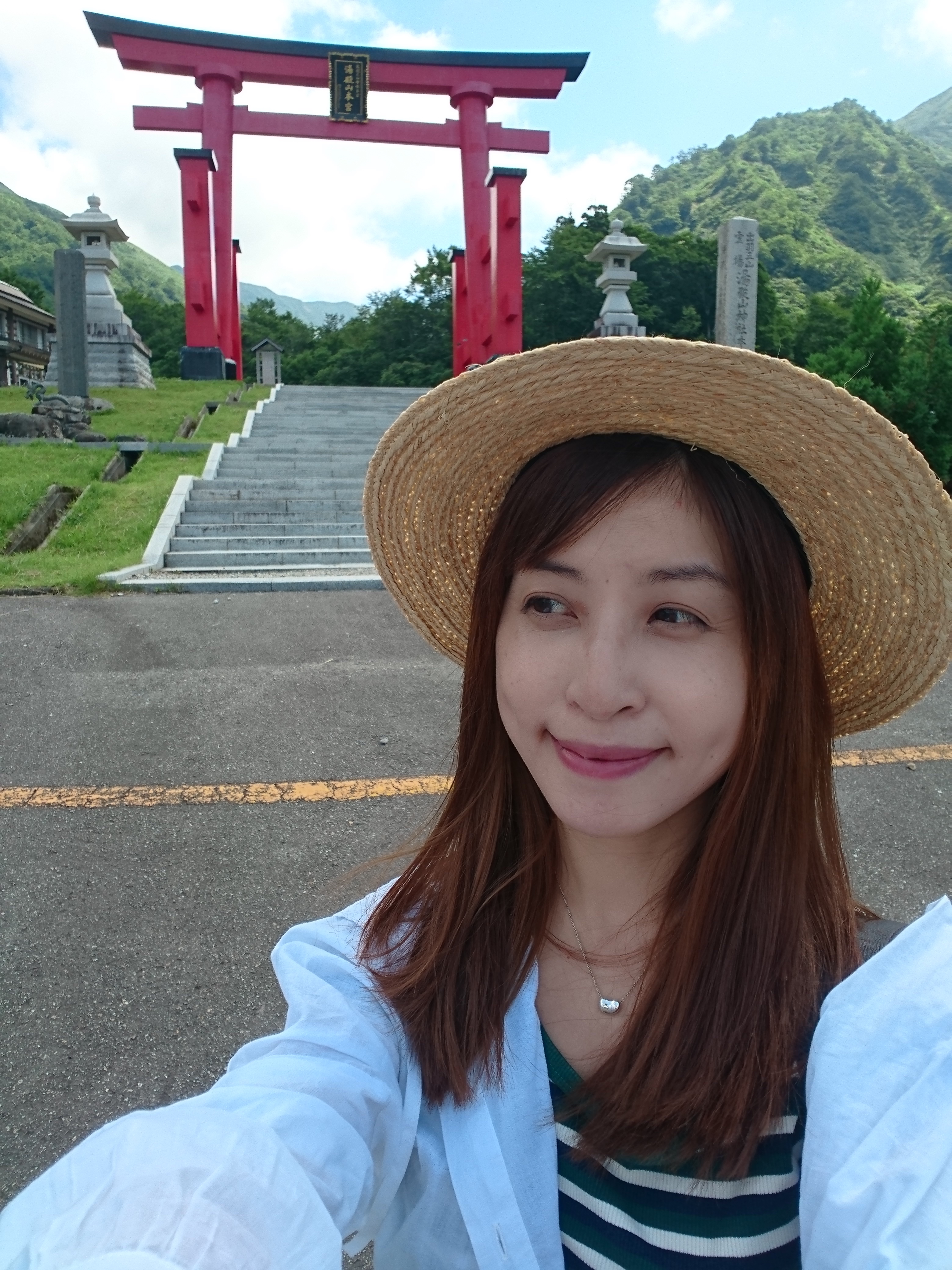 《鏡週刊》旅遊記者陳姿吟2019年造訪日本山形縣「出羽三山」。