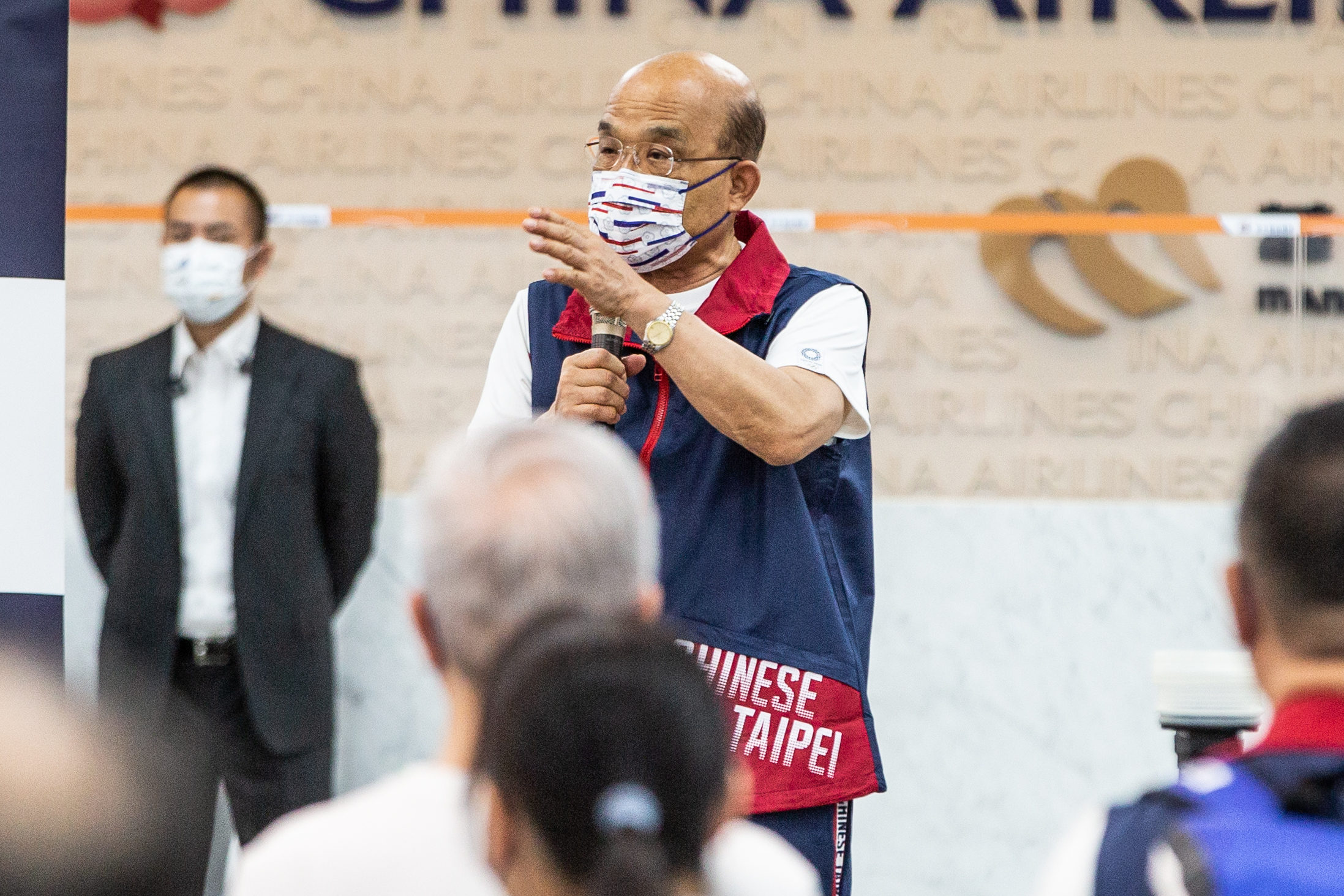 行政院長蘇貞昌表示經濟艙風波的相關究責，等奧運結束會成立專案來處理。（資料照）