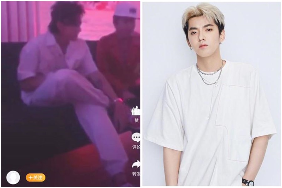 19日晚間微博流出疑似吳亦凡「酒局選妃」影片，今網友再爆吳亦凡選妃趴SOP。（翻攝自微博）