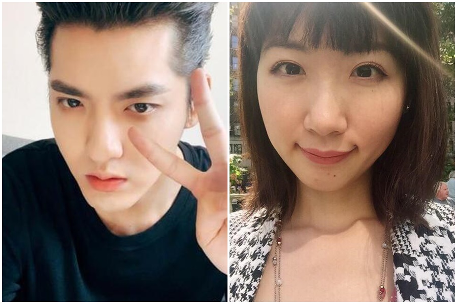 吳亦凡近日爆出桃色風波，網紅廣告小妹在臉書上曝光中國男星渣渣排行榜。（左圖翻攝自吳亦凡微博、右圖翻攝自廣告小妹臉書）