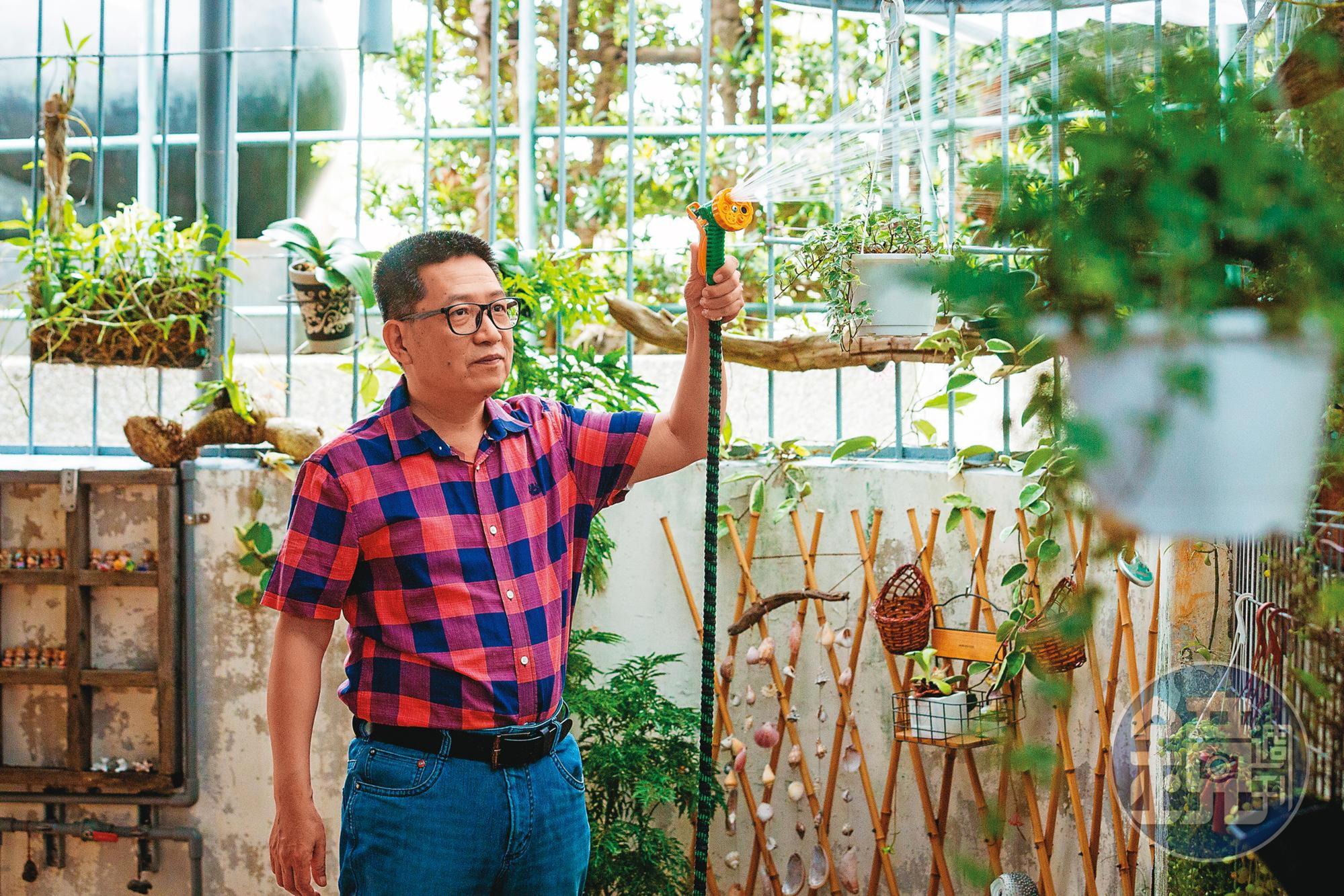去年10月，王順興靠南帝1檔股票賺到位在天母、擁有庭院的好宅。