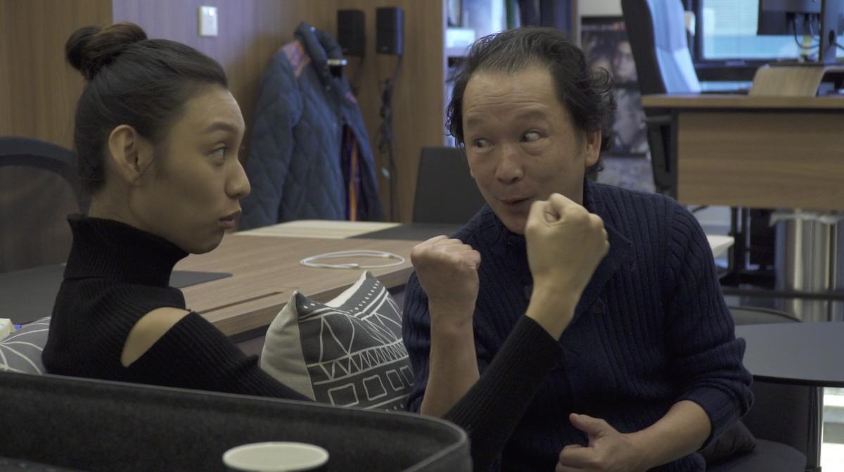 廖啟智未得病前曾為王丹妮進行地獄式特訓,打磨她的演技。(索尼提供)