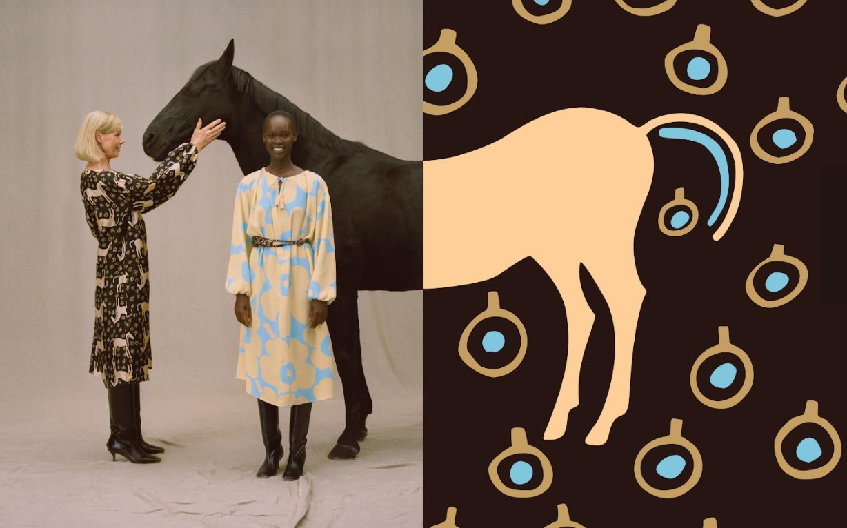 芬蘭設計師品牌Marimekko秋季新品以自然共生為主題，邀請大家感受繽紛印花所帶來的美好能量。（永三提供）