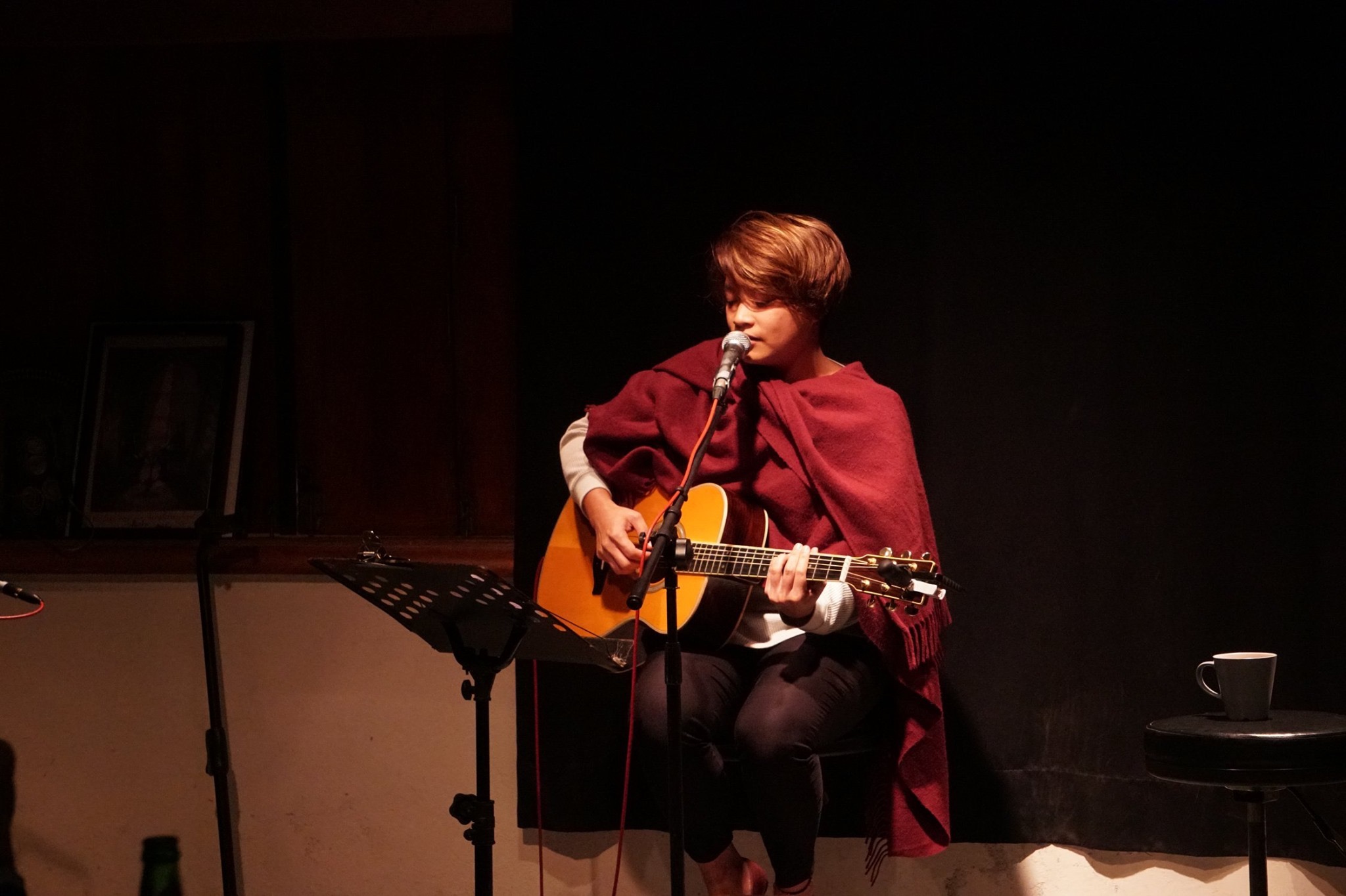 台東護理師芮秋為文總會音樂會獻聲。（文總會提供）