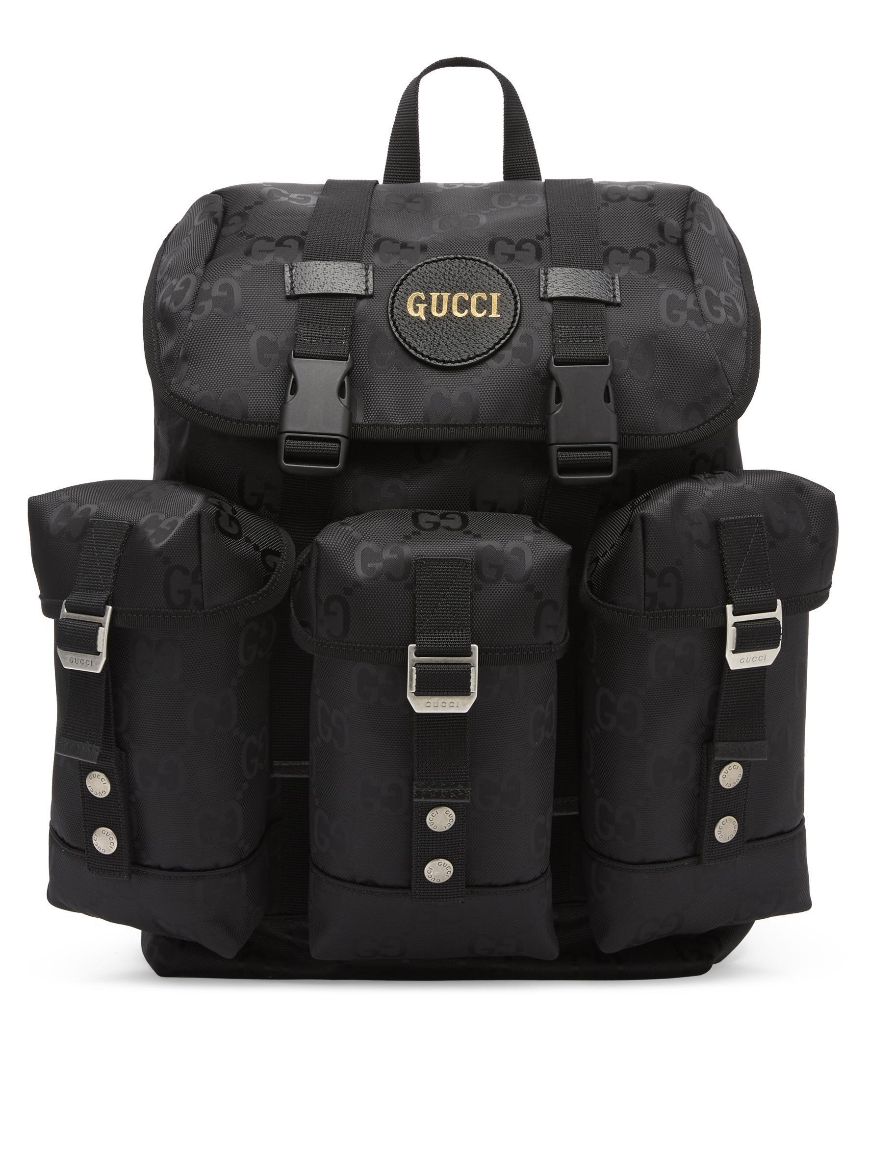 Off The Grid 系列多功能黑色小型後背包 NT62,900 GUCCI。(GUCCI提供)