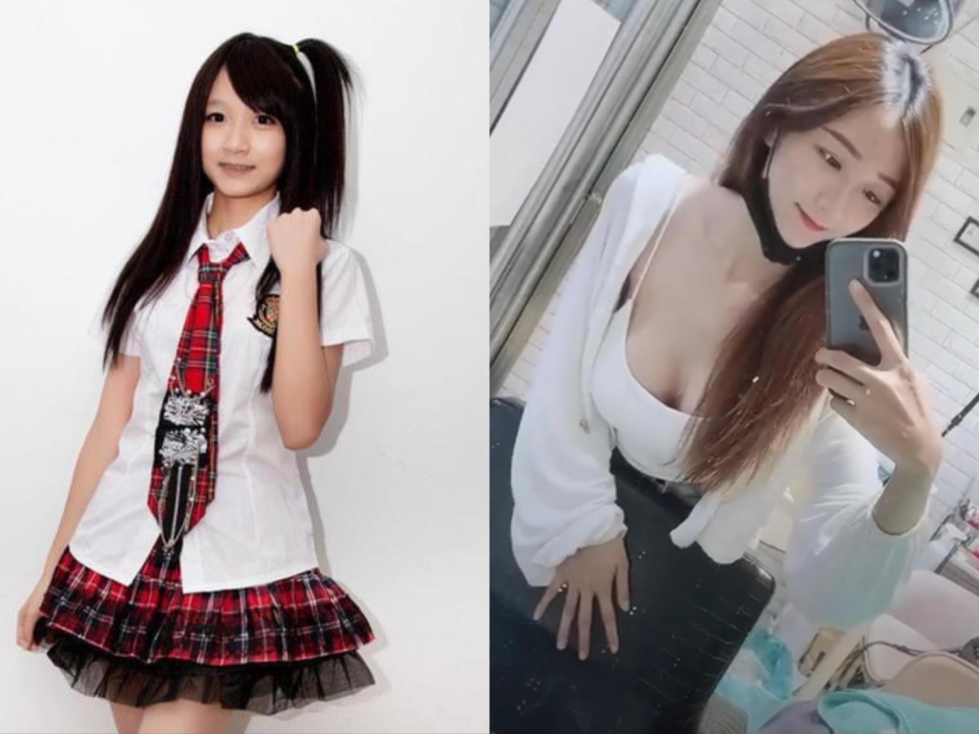 許雅涵女大18變，從清純可愛變身性感美少女。（翻攝自許雅涵粉絲專頁）