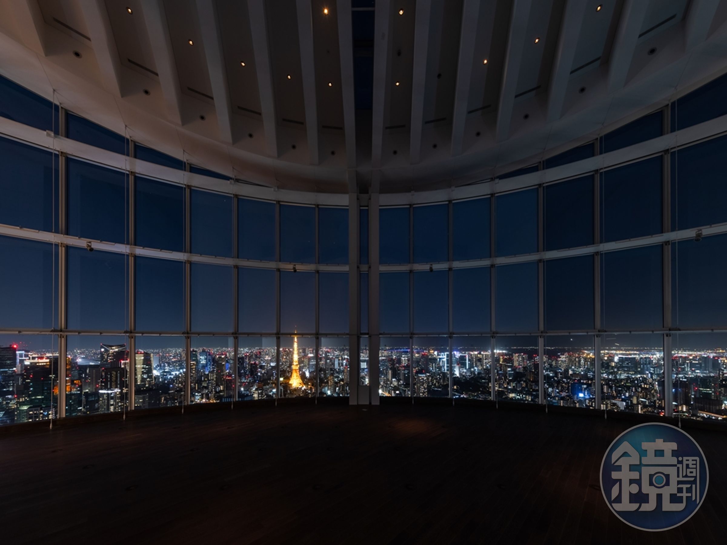室內展望台「Tokyo City View」夜晚景緻更迷人。（森大廈株式會社提供）