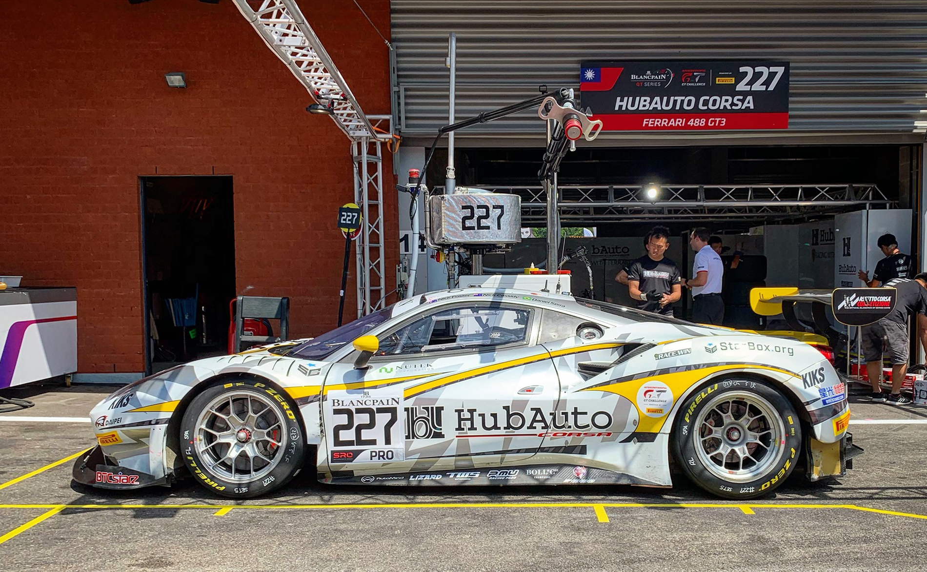 HubAuto Racing 2020 利曼耐久賽參賽車輛。(HubAuto提供)