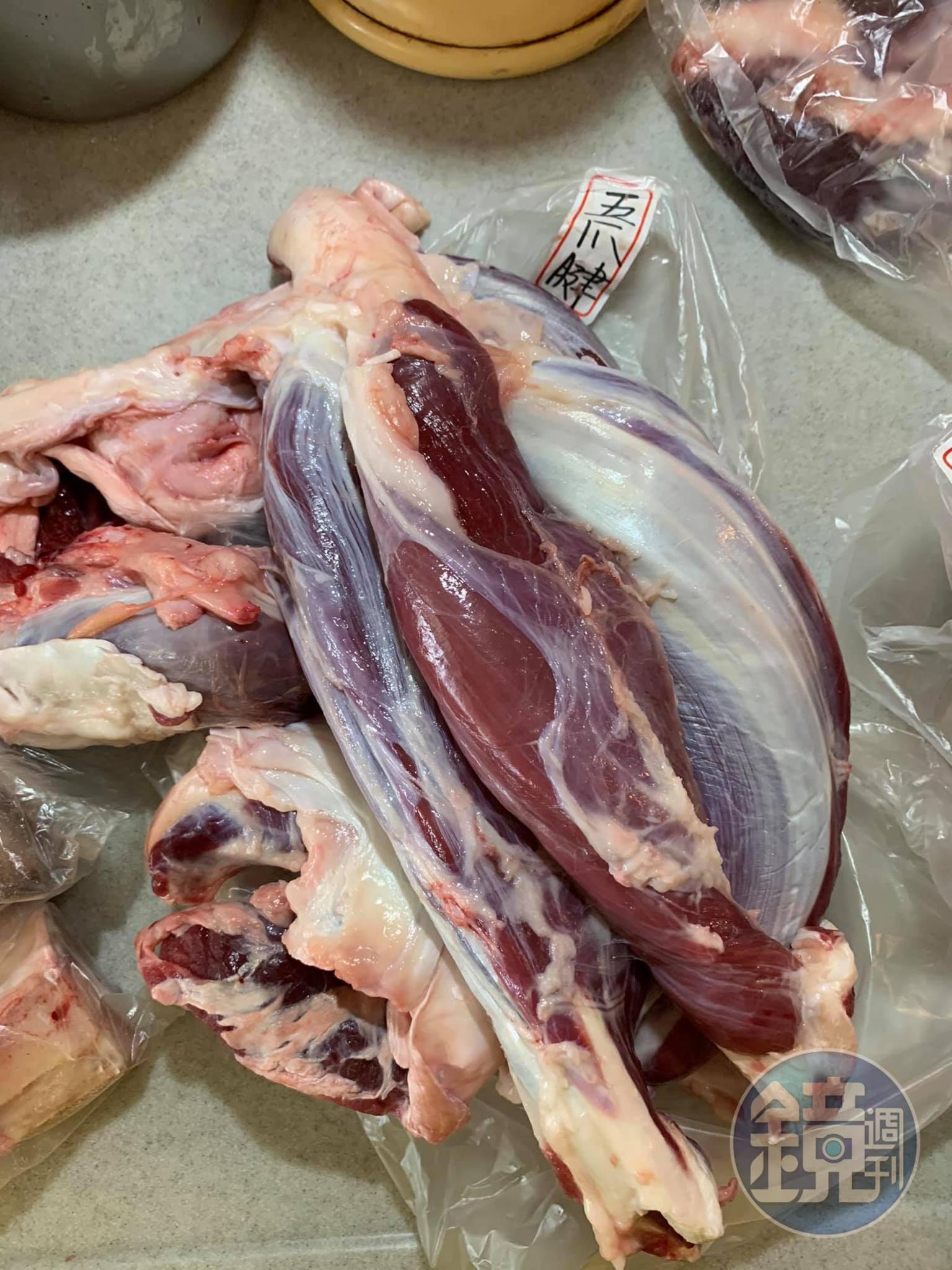 這是五爪腱。
