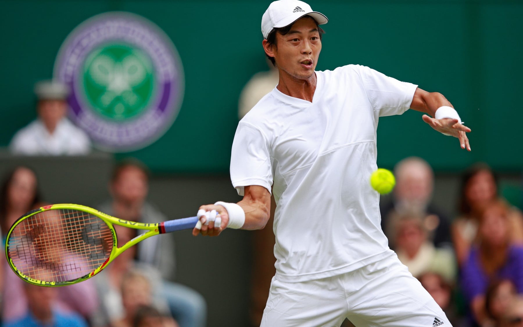 五屆奧運元老盧彥勳今日提拍上陣強碰德國好手茲維列夫。（翻攝自盧彥勳臉書）