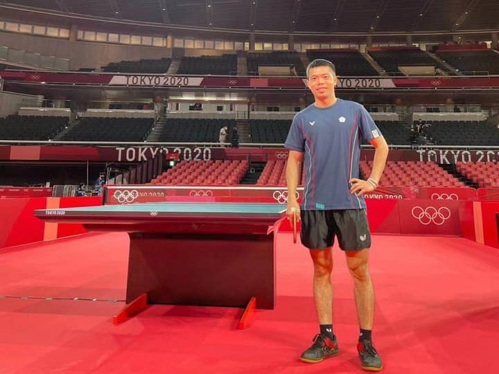 莊智淵擊退阿根廷選手，晉級桌球男子單打第三輪賽事。（翻攝自莊智淵粉絲專頁）