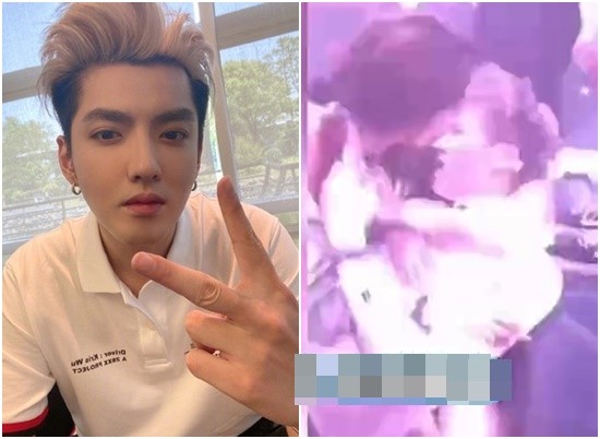 網路上流出一段神似吳亦凡男子選妃酒局的影片。（翻攝自微博）