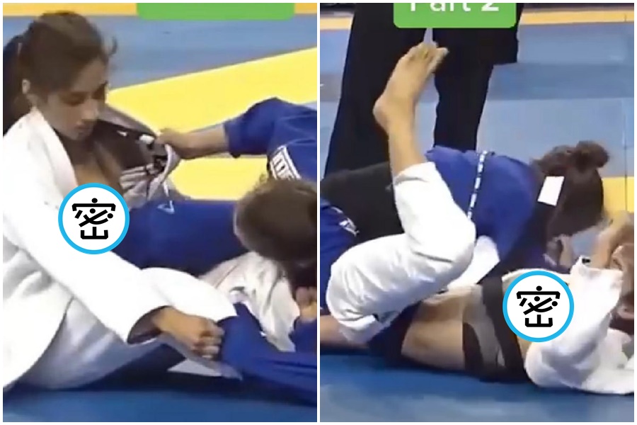 網友誤認的柔道的「巴西柔術」影片被瘋傳。（翻攝自Youtube）