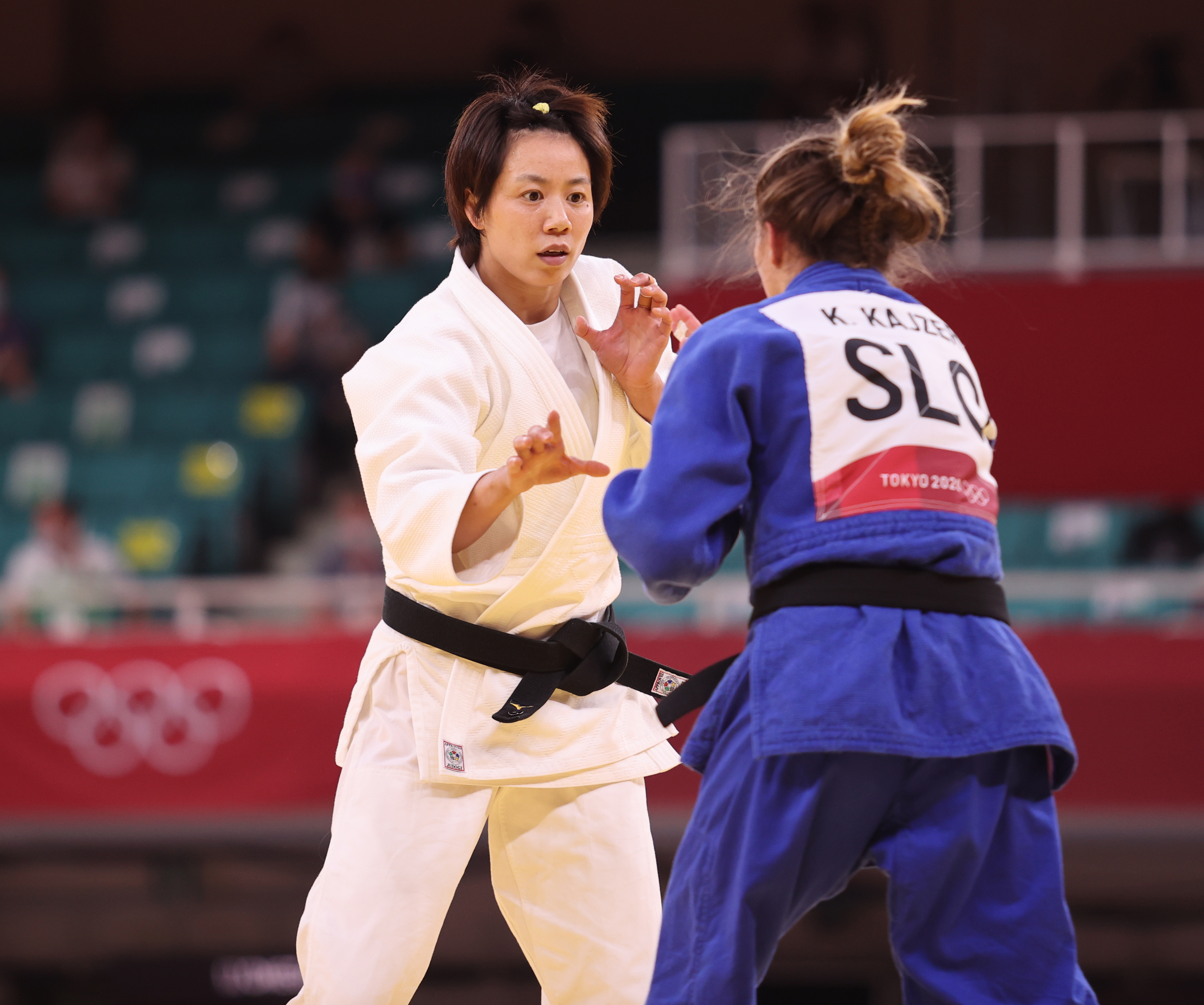 柔道好手連珍羚因被裁判判定3次指導落敗，而對手凱澤也止步8強賽，連帶讓連珍羚確定失去敗部復活的機會。（體育署提供）