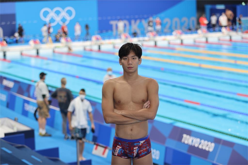 王冠閎今出戰200m個人蝶式分組預賽,最終以分組第一名成績晉級。(體育署提供)