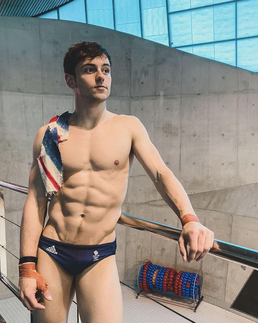 湯姆是世界體壇公認的帥哥天菜。（翻攝Tom Daley IG）