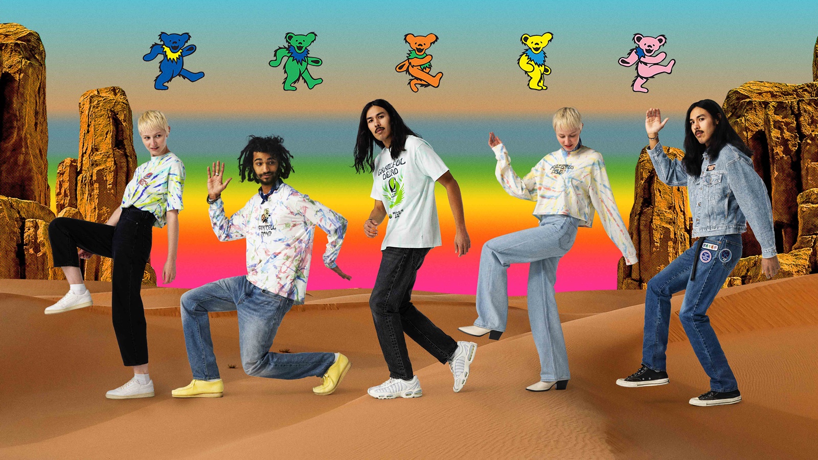 LEVI’S® X GRATEFUL DEAD,兩大美式傳奇指標跨界合作,搖滾迷絕對不能錯過!(LEVI’S®提供)