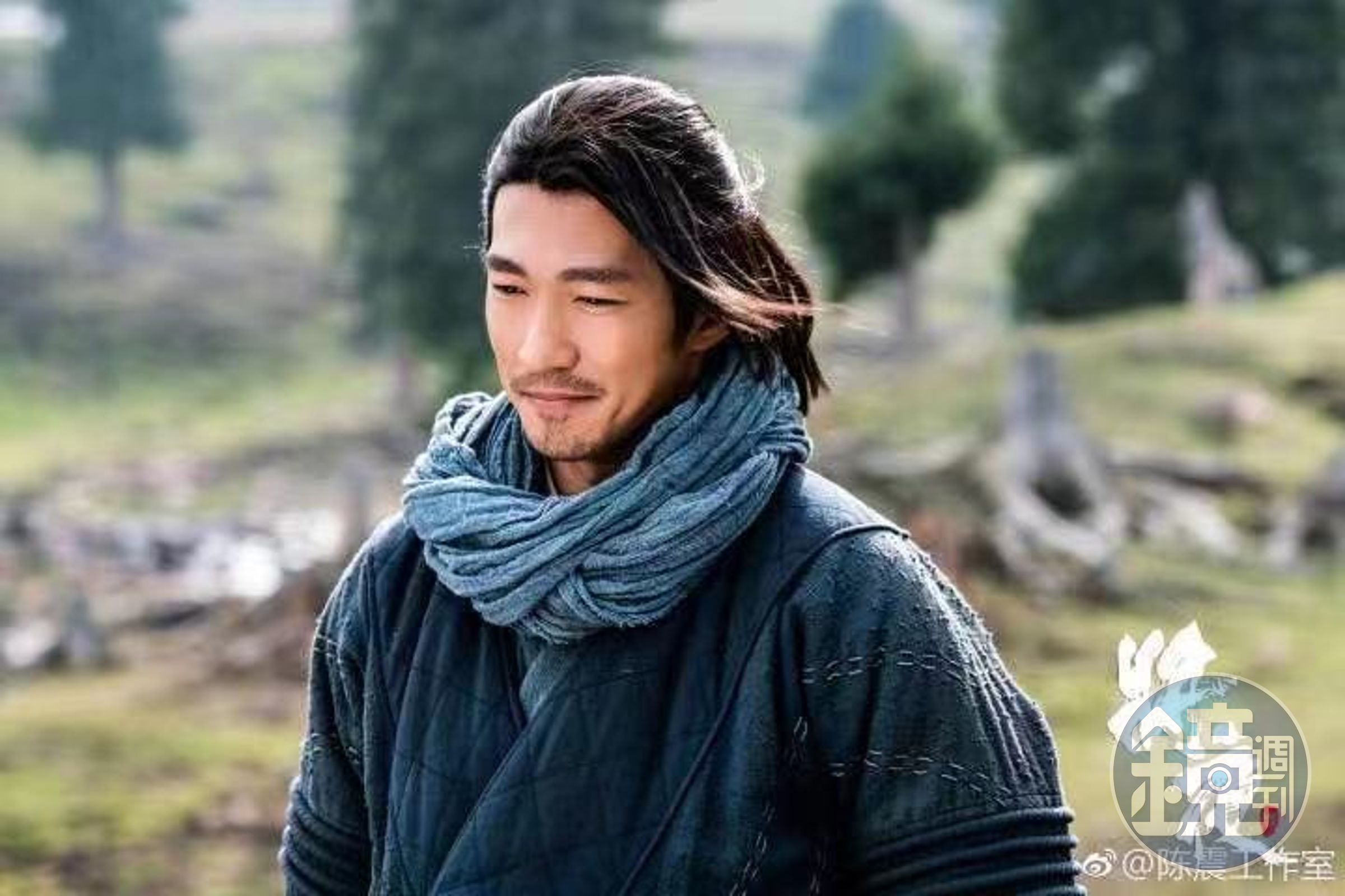 陳震在大陸電視劇《將夜》演「萬能大師兄」李慢慢。（翻攝自陳震微博）