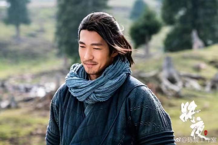 陳震在大陸電視劇《將夜》演「萬能大師兄」李慢慢。（翻攝自陳震微博）