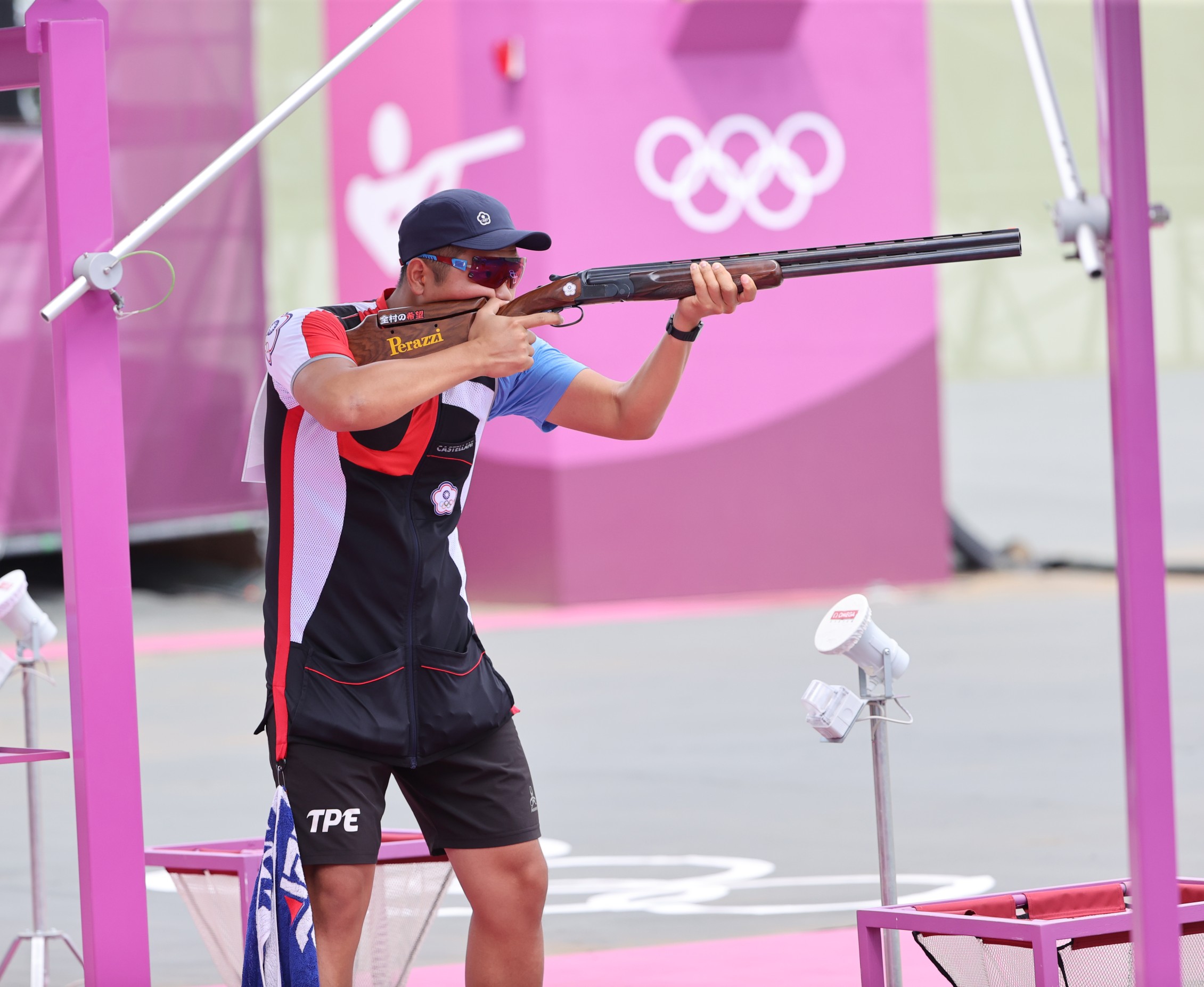楊昆弼今日「出擊」男子不定向飛靶資格賽。（體育署提供）