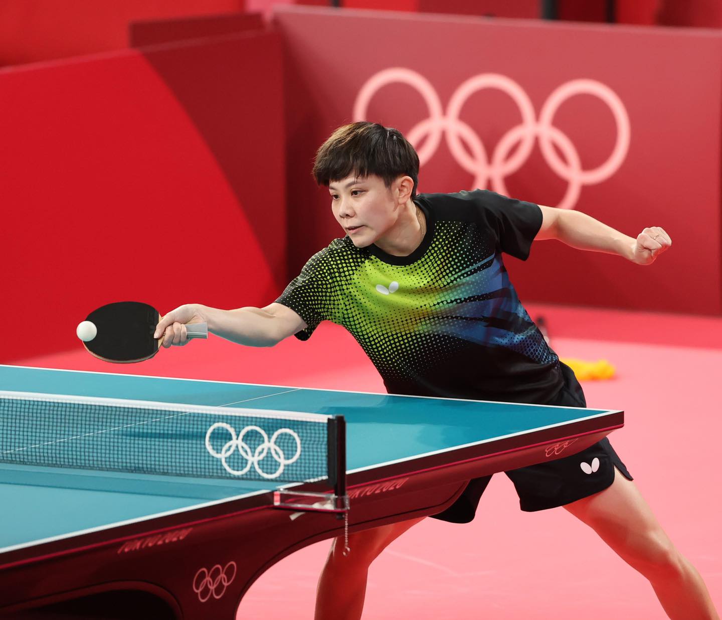 鄭怡靜回憶起一段小時候練球的故事，讓她找回初心。（翻攝鄭怡靜 CHENG I-Ching臉書）