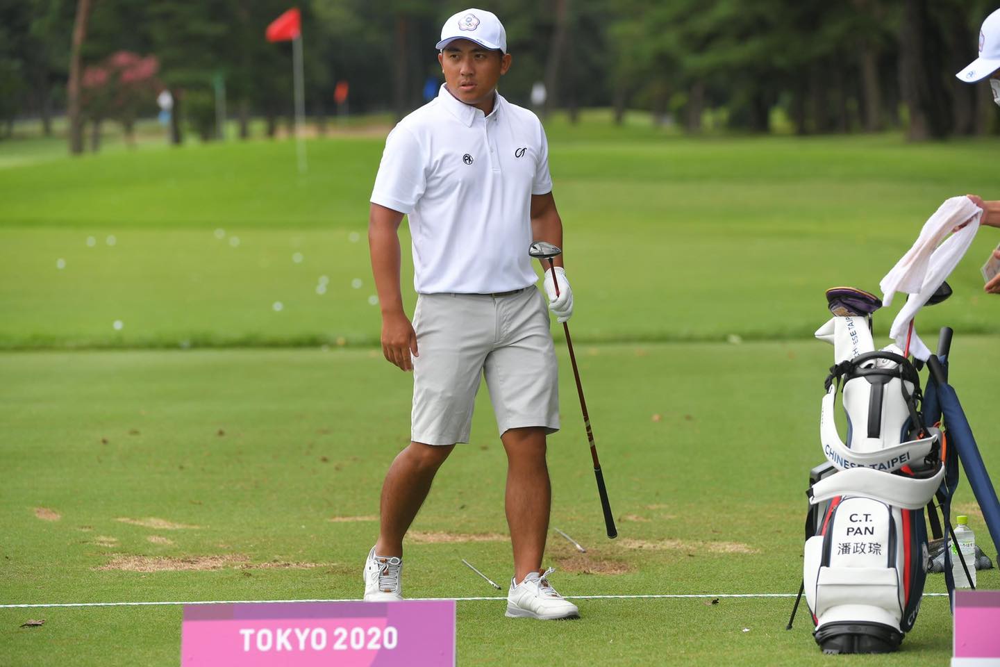 台灣旅美高球好手潘政琮二度征戰奧運，今日出戰男子個人第1回合。（翻攝自潘政琮臉書）