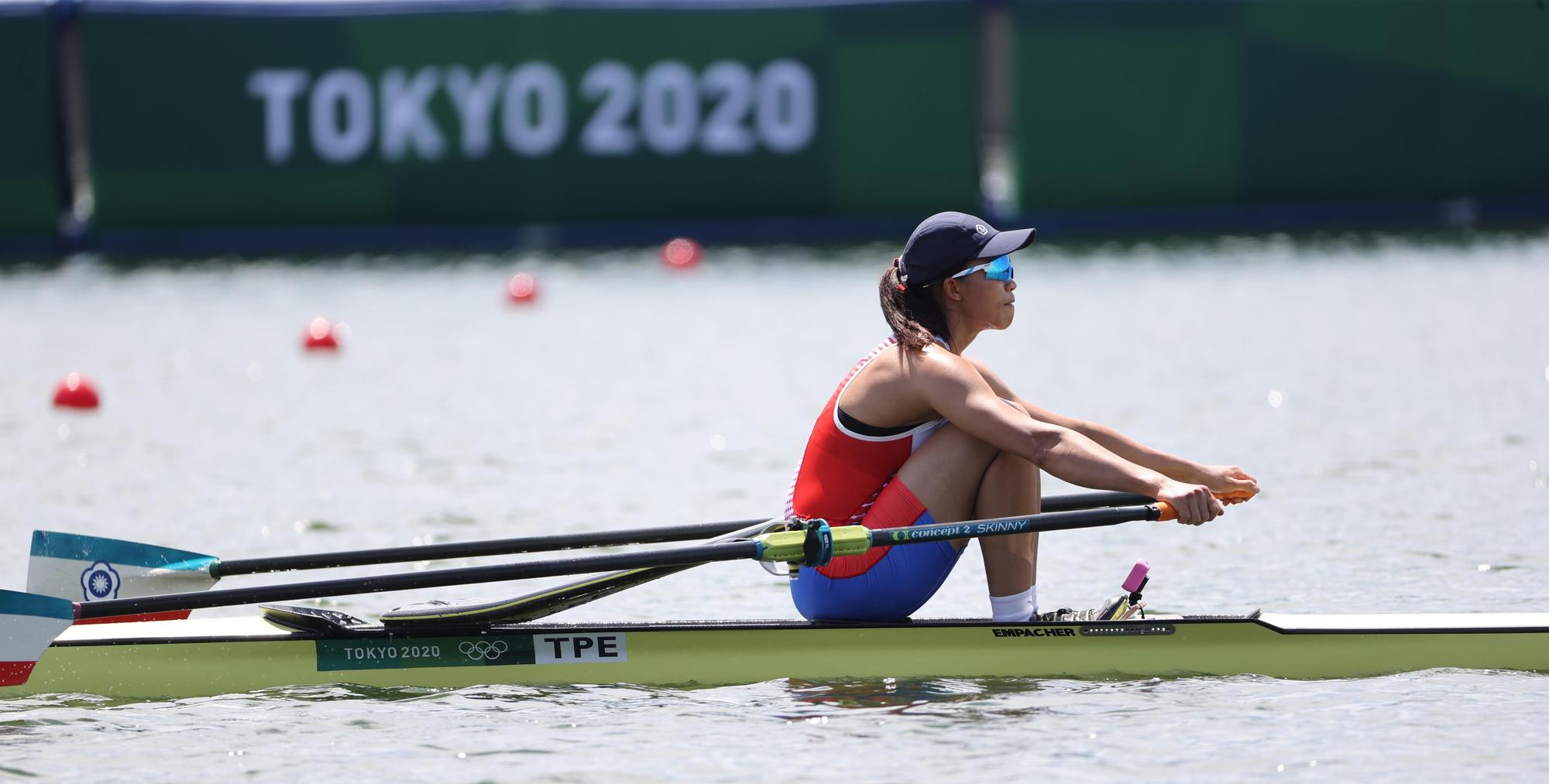 黃義婷進入划船項目女子單人雙槳19到24名的決賽。（體育署提供）