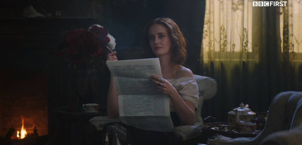 《星辰懸案》由性感女神伊娃葛林（Eva Green）再當蛇蠍美人，化身星座占卜師。（myVideo提供）
