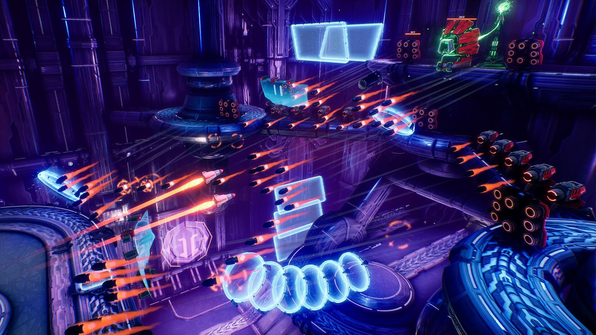 《Mothergunship》有各式各樣的武器供玩家使用。(翻攝自Epic Games商店)