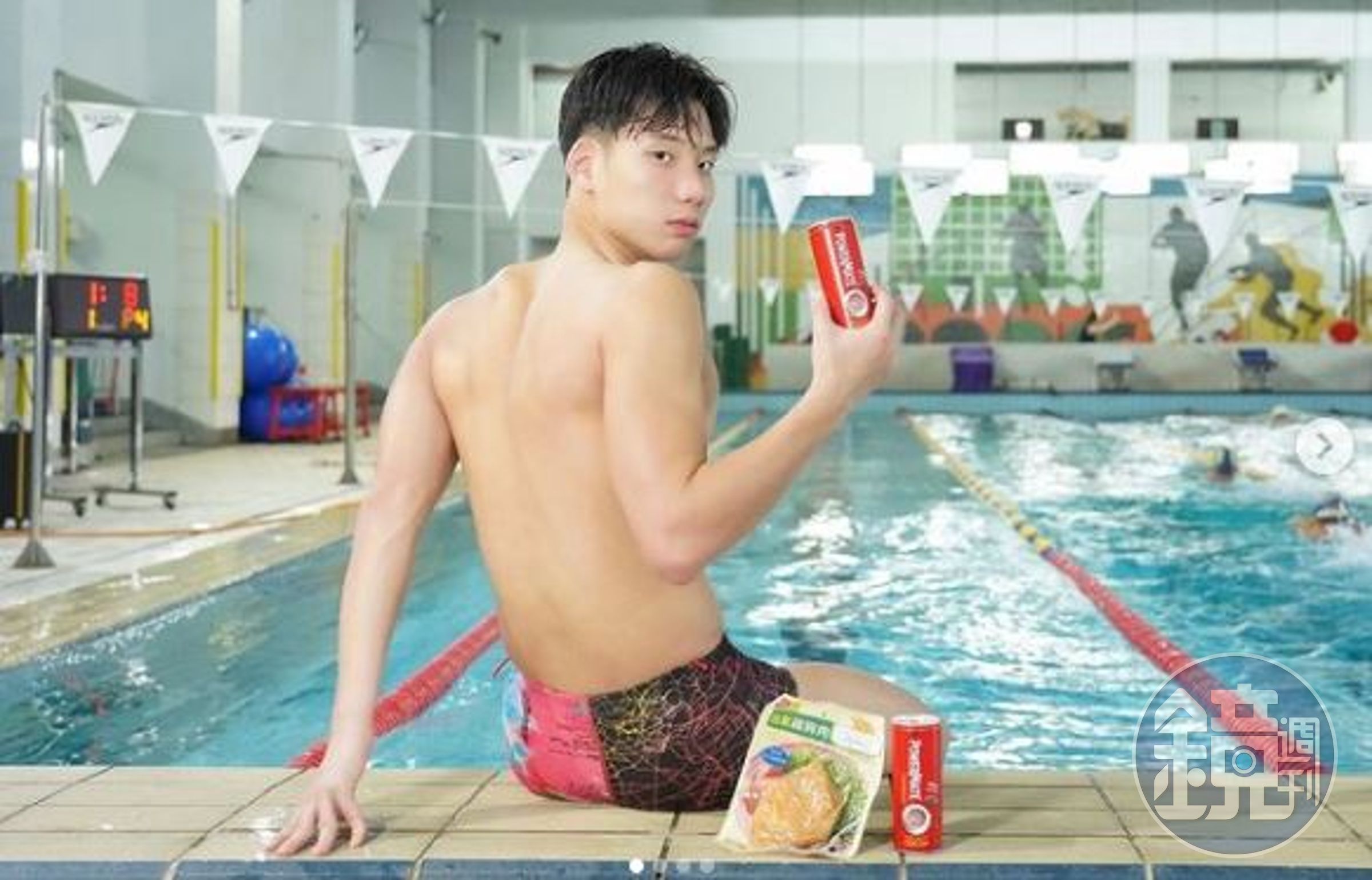王冠閎有著健美身材和韓系花美男外表。（翻攝自王冠閎IG）
