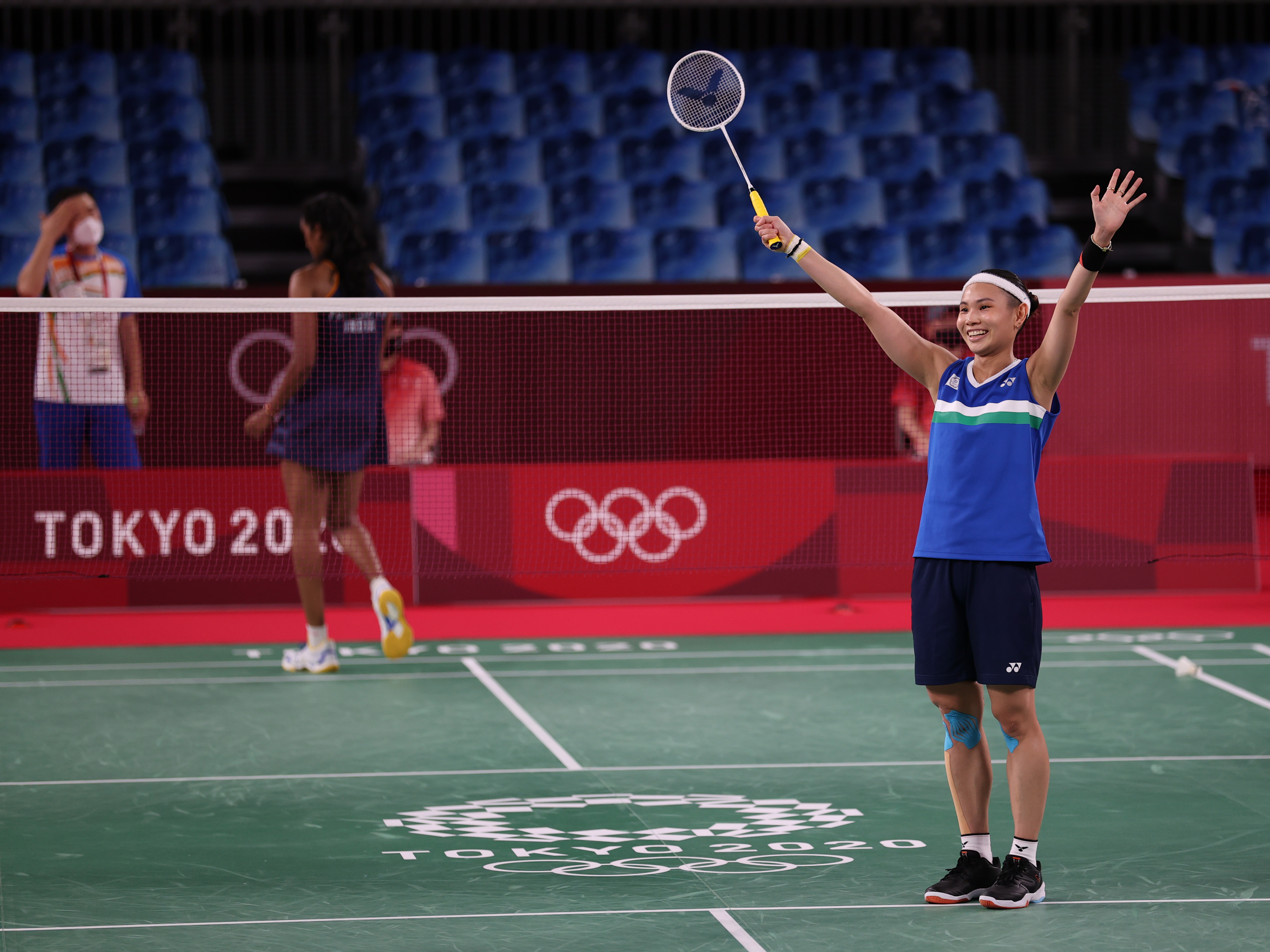 「世界球后」戴資穎以直落二擊潰印度好手辛度，順利挺進最終金牌戰。（體育署提供）