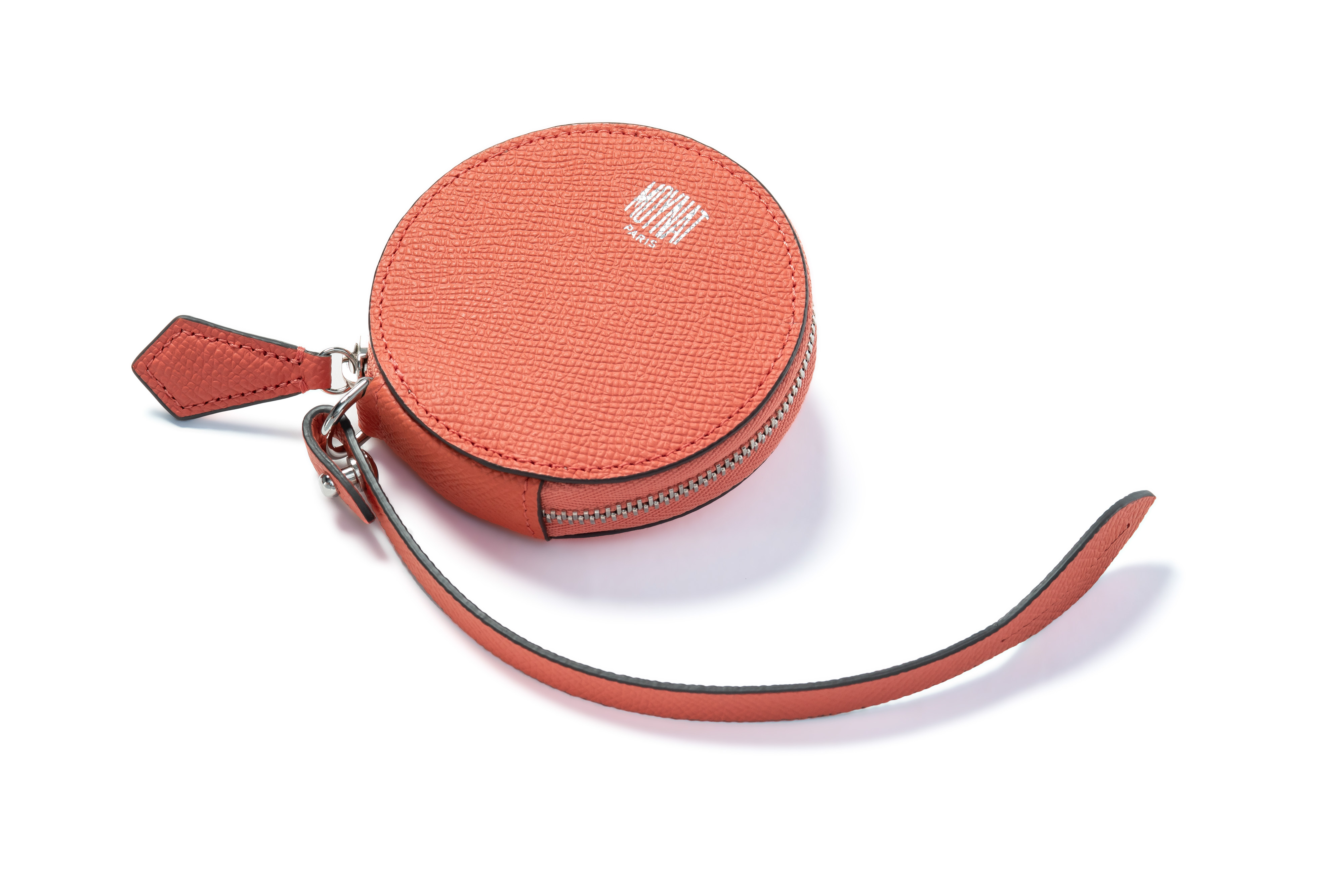 Zippy紅鶴橘小包。NT13,100（MOYNAT）