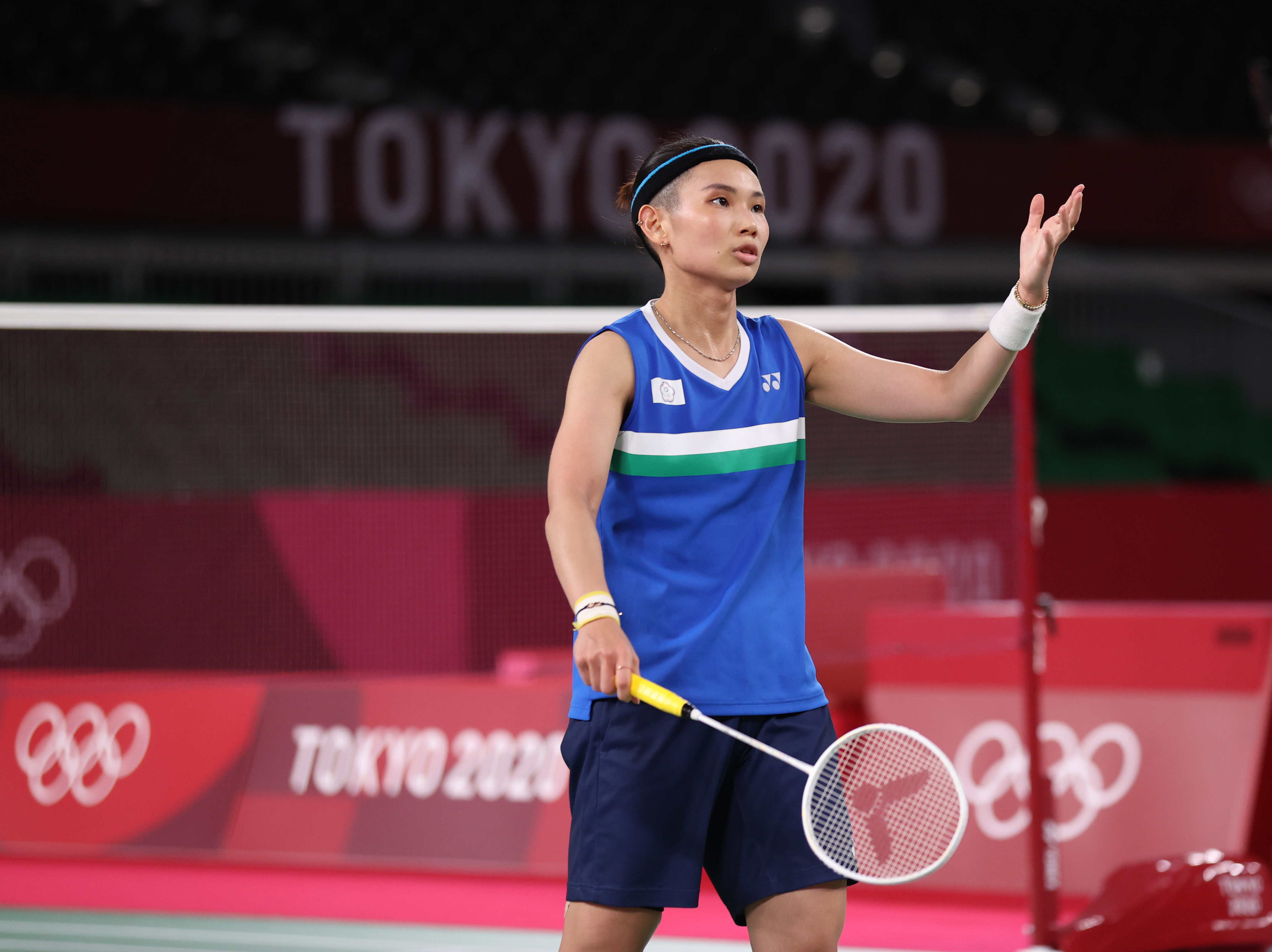 球評石明謹認為，小戴的出界球不該被視為「失誤」。（體育署提供）