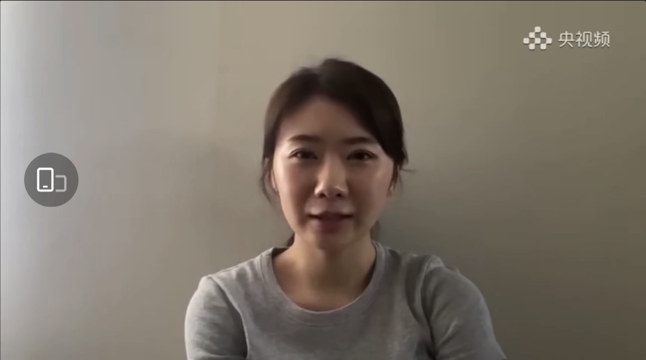 福原愛憔悴為閨密劉詩雯打氣。（翻攝自微博）