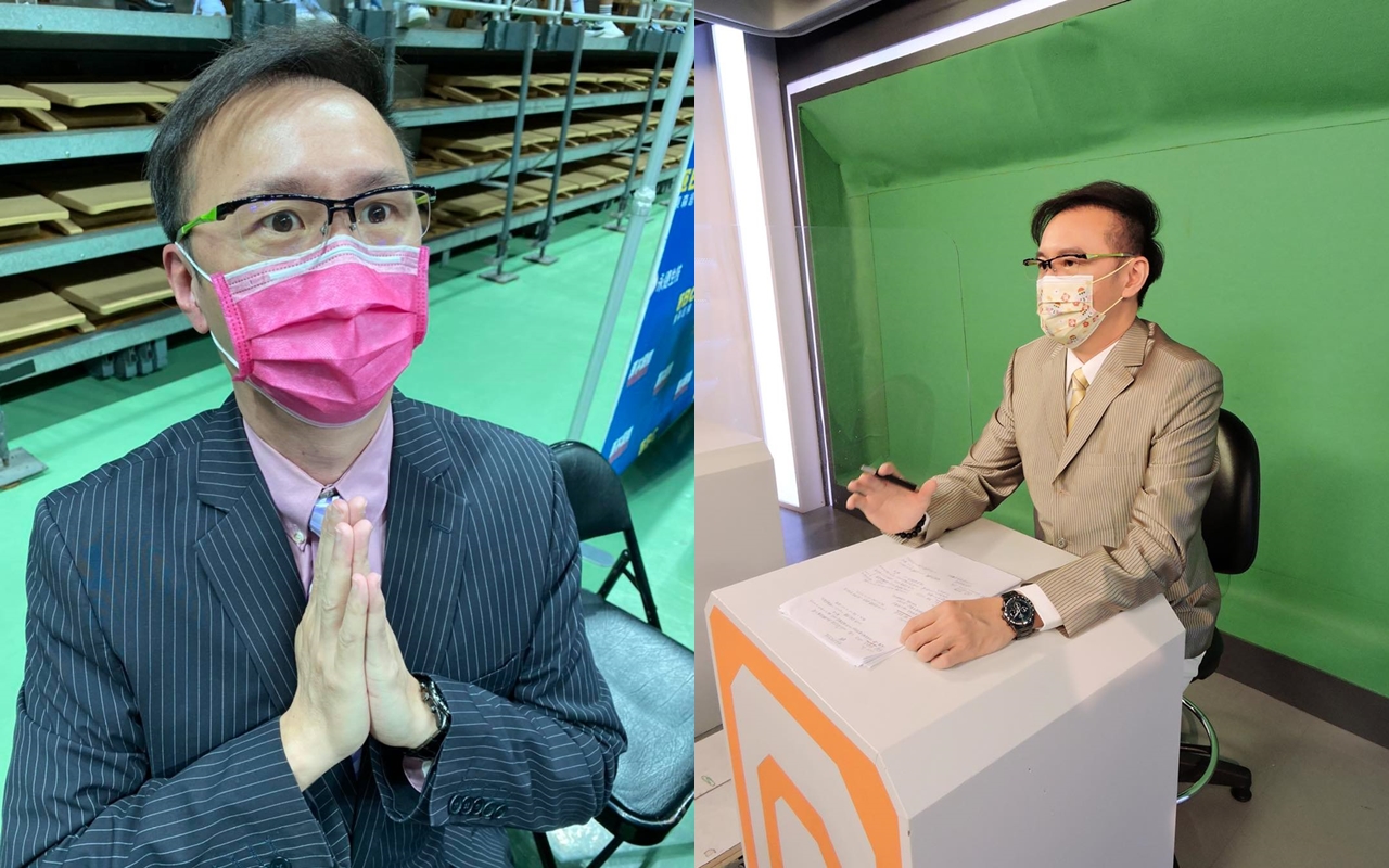 東森新聞主播丁元凱本屆奧運轉播因用詞不當被觀眾罵翻。（翻攝自熱血主播 丁元凱臉書）