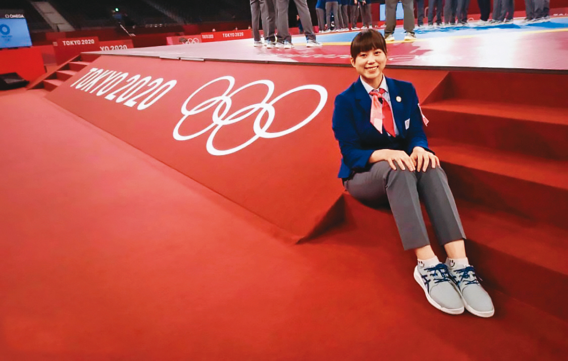 台灣跆拳道國際裁判巫雨庭,受邀赴東京奧運執法。(讀者提供)